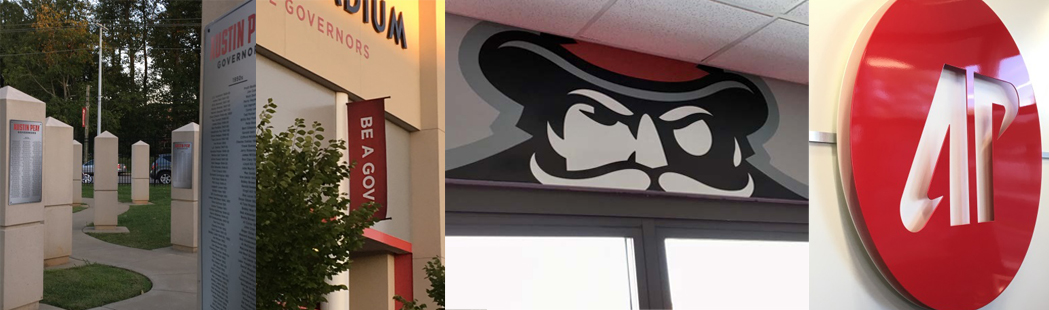 Austin Peay State University campus signage